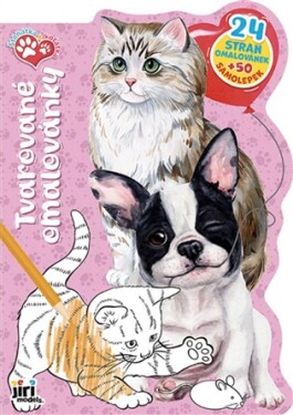 Tvarované omalovánky Štěňátka a koťátka