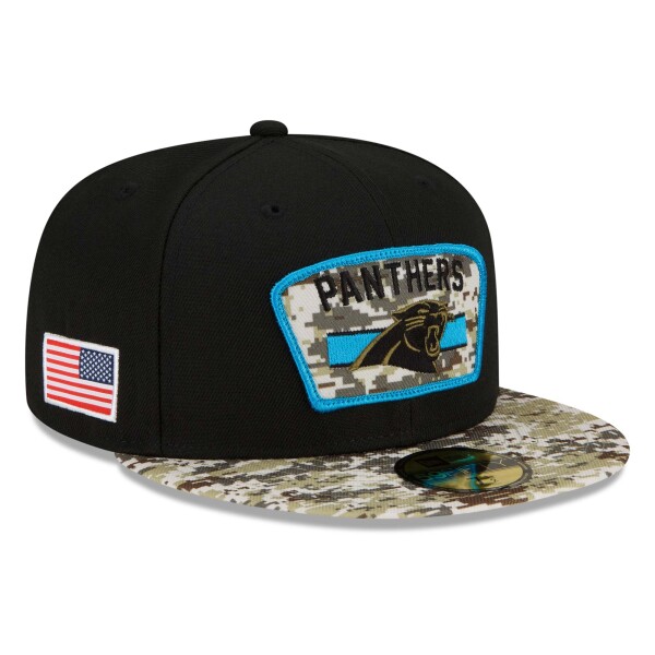 New Era Pánská kšiltovka Carolina Panthers NFL 2021 On-Field Salute to Service 59FIFTY Fitted Velikost: 7 1/8