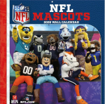 JF Turner Kalendář NFL MASCOTS Superstars 2026 Wall Calendar