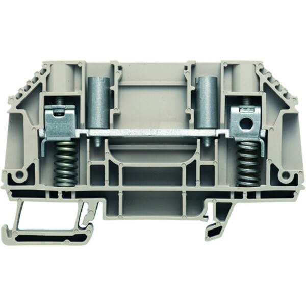 W-terminal with external tensioning, Test-disconnect terminal, Rated cross-section: 6 mm², Screw connection, WTD 6 SL 9538090000 Tmavě béžová Weidmüller 50 ks