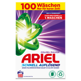 Ariel Washing Powder 6kg 100Washes, COLOR+ POWDER