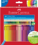 Faber-Castell Faber-Castell, 112449, Colour Grip, akvarelové pastelky, 48 ks