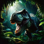 Nástěnný kalendář poznámkový 2027 Notique Dinosauři, 30 x 30 cm