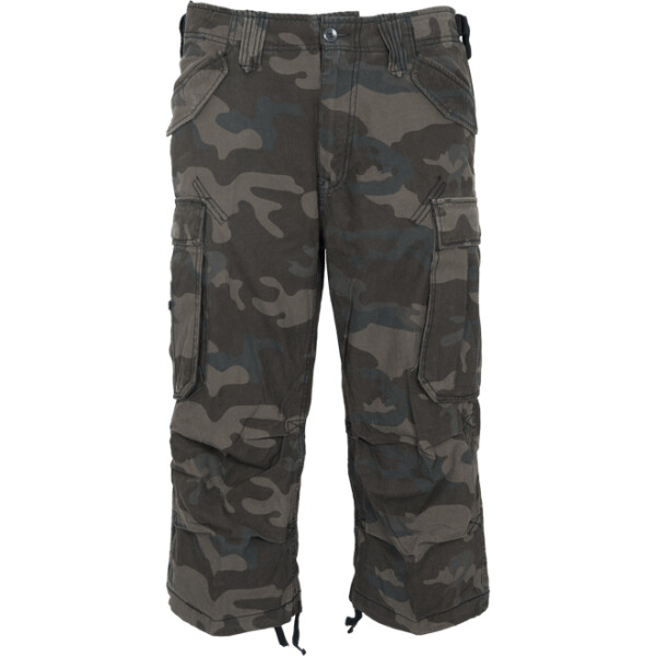 Brandit Kalhoty Industry Vintage 3/4 darkcamo L