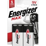 Energizer Max Alkaline 9V 2ks E301530500