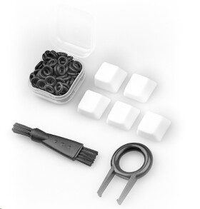 XTRFY Sada příslušenství pro mechanické klávesnice / čistící kartáček / 110x tlumící kroužky / vytahovač kláves (XG-A1)