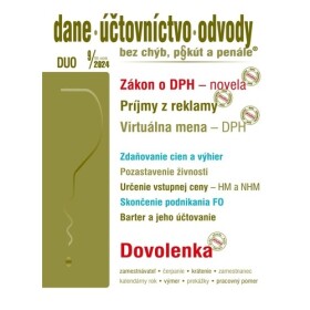 DUO 9/2024 Dane, účtovníctvo, odvody bez chýb, pokút penále