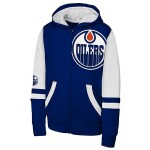 Outerstuff Dětská mikina Edmonton Oilers NHL Face Off Fz Flc Hd Velikost: Dětské XL (170 – 176)