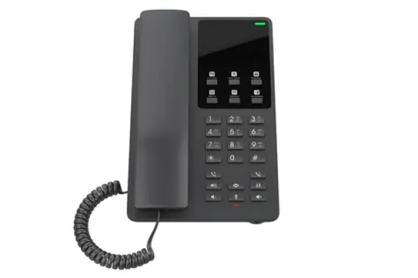 Grandstream GHP621W černá / VoIP telefon / Hotelový / WiFi / 2x SIP účet (GHP621W)