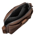 Menší dámská crossbody kapsa Lóra, hnědá