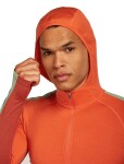 ICEBREAKER Mens 200 Oasis+ LS Half Zip Hood, Agate/Fervid/Seaglass/Cb (vzorek) velikost: M