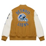 Mitchell & Ness Pánská bunda Detroit Lions NFL Dusted Varsity Créme Velikost: S
