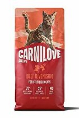 Carnilove Cat Active Dry Beef&Venis.Steril.Ad.AB6kg