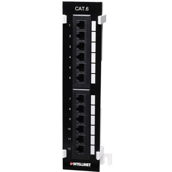 Intellinet 560269 12 portů síťový patch panel 254 mm (10) CAT 6 1 U osazený