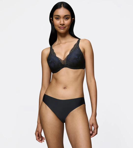 BODY MAKE‑UP ILLUSION LACE - Tai s krajkou a dokonalou podporou, pocit druhé kůže Triumph BLACK 38