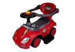Mamido Dětské odrážedlo 3v1 Mega Car červené