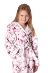 Toya pink dětský dětské č.128 dětské kapucí flannel fleece 100% polyester zahřátí/hřejivé není vhodné pro výšivku