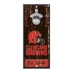 Cedule Cleveland Browns NFL s otvírákem