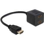 Renkforce RF-5234038 USB-C® / HDMI kabelový adaptér [1x USB-C® zástrčka - 1x HDMI zásuvka] černá stínění pletivem 0.15 m