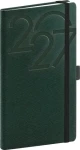 NOTIQUE Kapesní diář Ajax 2027 zelený / Týdenní / 9 x 15,5 cm