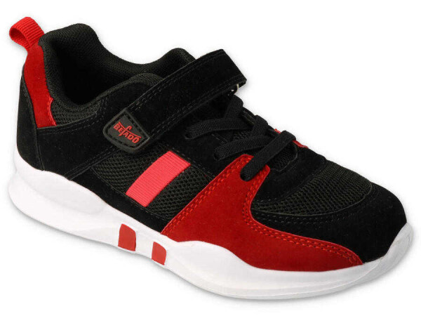 BEFADO 516Y132 tenisky SPORT STRIPE černo červené 32 516Y132_32