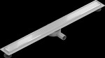 MEXEN/S - Flat 360 ° MGW podlahový žlab 80 cm otočný bílé sklo 1027080-40