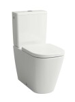 Laufen - Meda WC kombi mísa, vario odpad, zadní napouštění, Rimless, LCC, bílá H8241114000001