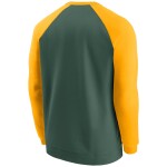 Nike Pánská mikina Green Bay Packers NFL Raglan Throwback Crewneck Velikost: S