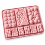 Dortisimo Silikonová forma na čokoládu Tabulky II (na 9 ks) 20 x 15 cm