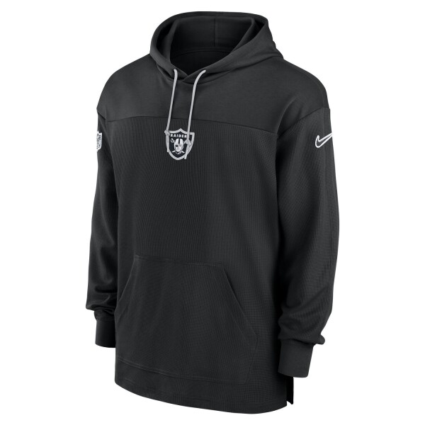 Nike Pánská mikina Las Vegas Raiders NFL 2024 On-Field Sideline Jersey Hoodie Velikost: XL