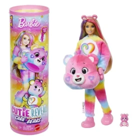 Mattel Barbie CUTIE REVEAL Barbie a starostliví medvídci série 2 růžová