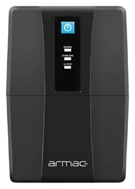 Armac Home Lite HL650F/LEDV2 černá / Záložní zdroj / Line-Interactive / 650 VA / 2x Schuko / AVR (HL/650F/LED/V2)