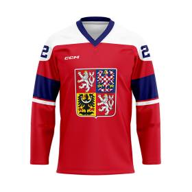 Fan dres Radko Gudas CCM Česká republika červený Velikost: