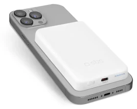 SBS Mag Power bílá / Powerbanka / 5000 mAh / MagSafe / 10W / USB-C (TEBB5000MAG1CW)