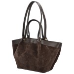 Trendy dámská kožená kabelka na rameno Ruth, tmavě hnědá