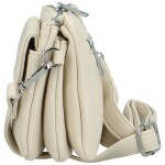 Módní dámská crossbody kabelka Delami Tiny Muse, krémová