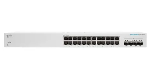 Cisco CBS220 24x GbE / Switch / 4x SFP+ 10G / Smart managed (CBS220-24T-4X-EU)