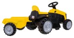 Mamido Dětský elektrický traktor s přívěsem žlutý