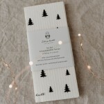 Eulenschnitt Přírodní houbová utěrka Fir Trees – set 3 ks, bílá barva, textil