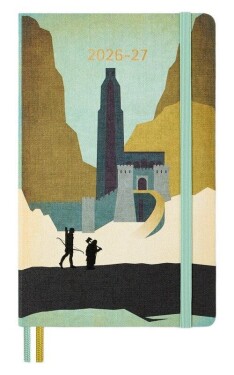 18měsíční diář Moleskine Lord of the Rings 2026-27 - tvrdé desky, L, týdenní
