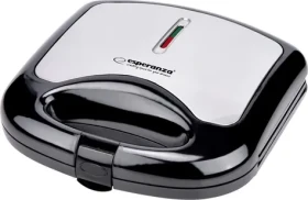 Esperanza EKT011 Asiago sendvičovač černo-stříbrná / 1000 W / 4 trojúhelníky (EKT011)