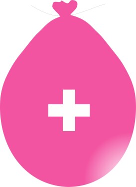 Balónek znak + růžový balonky.cz Balónek znak + růžový balonky.cz