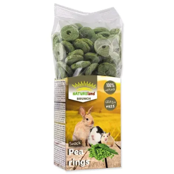 Nature Land Pochoutka Brunch hráškové kroužky 100g (905-12170)