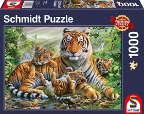SCHMIDT Puzzle Tygřice a mláďata
