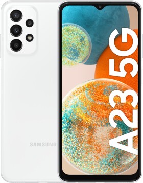 SAMSUNG Galaxy A23 5G 64GB bílá / 6.6" / O-C 2x2.2+6x1.7GHz / 4GB / 64GB / 50+5+2+2MP + 8MP / Android 12 (SM-A236BZWUEUE)