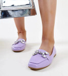 Dámské mokasíny s ozdobnou sponou M615 Purple světle fialová - Wellspring světle fialová 37
