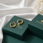 ELENYS Perlisse – pozlacené náušnice 18K žluté zlato