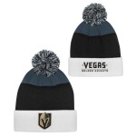 Outerstuff Dětská zimní čepice Vegas Golden Knights NHL Essentials Cuffed Knit W Pom