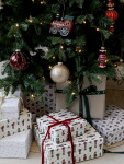 Chic Antique Dárková krabice Nutcrackers White – set 3 ks, bílá barva, papír