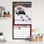 JF Turner Kalendář Chicago Blackhawks NHL 2026 Wall Calendar